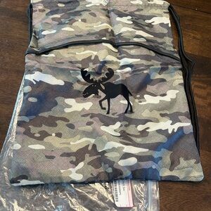 Thirtyone Camouflage Moose Print Cinch Sack